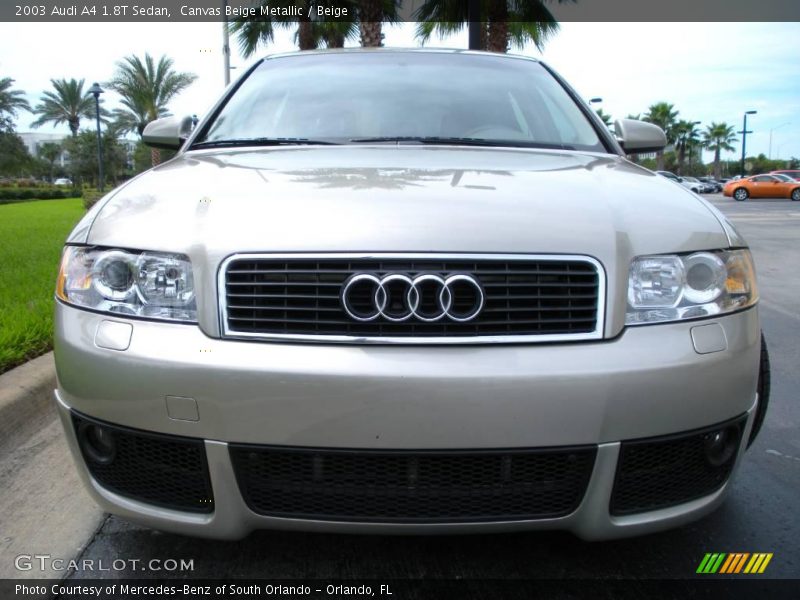 Canvas Beige Metallic / Beige 2003 Audi A4 1.8T Sedan