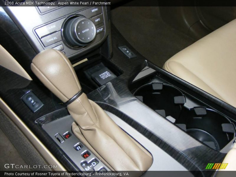 Aspen White Pearl / Parchment 2008 Acura MDX Technology