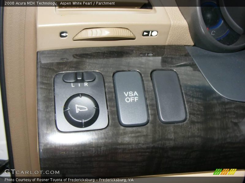 Aspen White Pearl / Parchment 2008 Acura MDX Technology