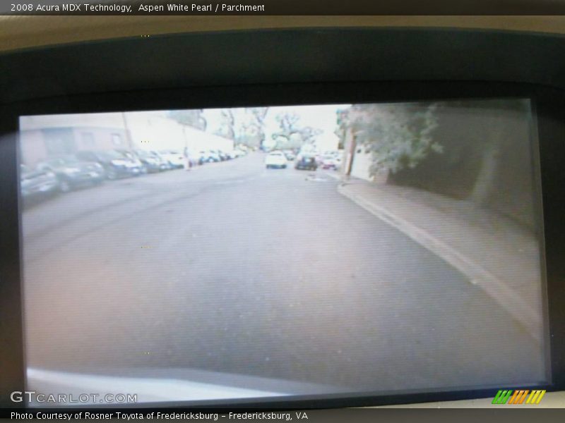 Aspen White Pearl / Parchment 2008 Acura MDX Technology