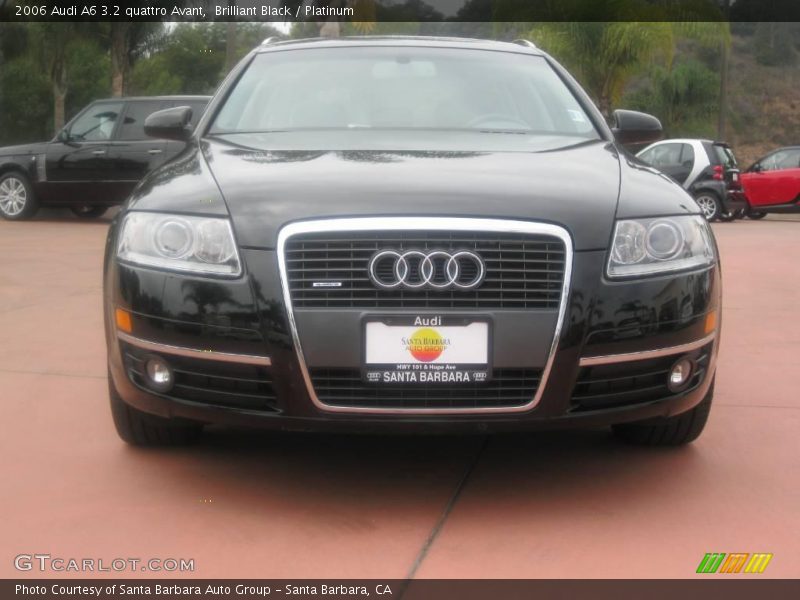 Brilliant Black / Platinum 2006 Audi A6 3.2 quattro Avant