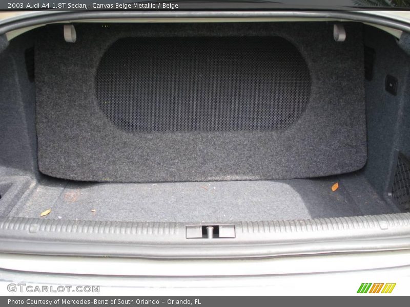 Canvas Beige Metallic / Beige 2003 Audi A4 1.8T Sedan