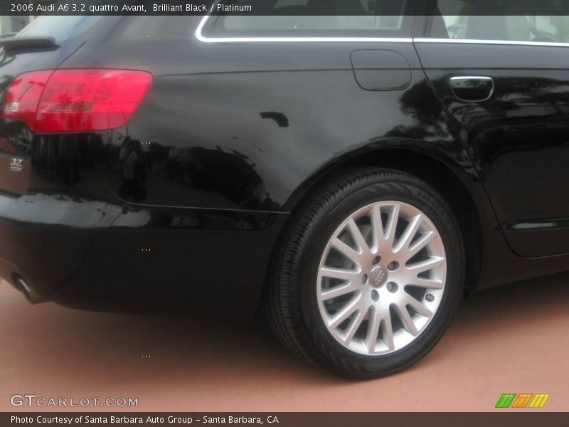 Brilliant Black / Platinum 2006 Audi A6 3.2 quattro Avant