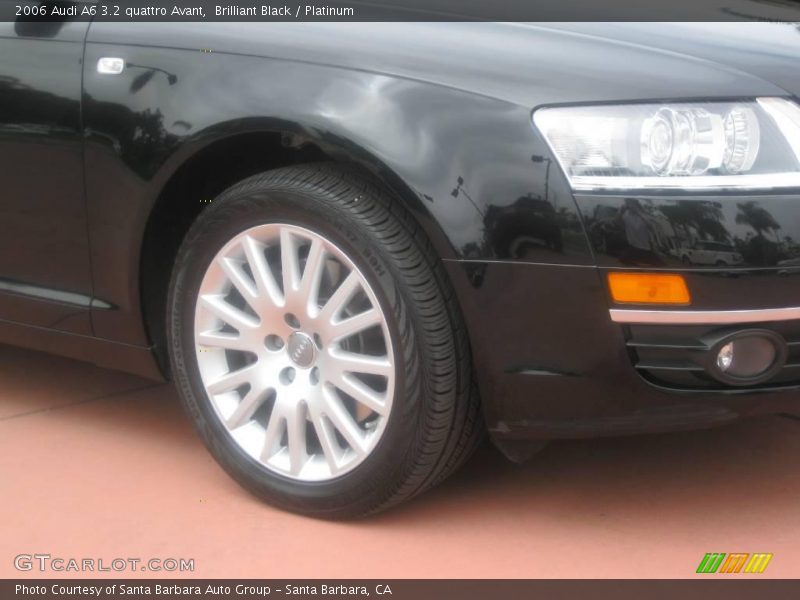 Brilliant Black / Platinum 2006 Audi A6 3.2 quattro Avant