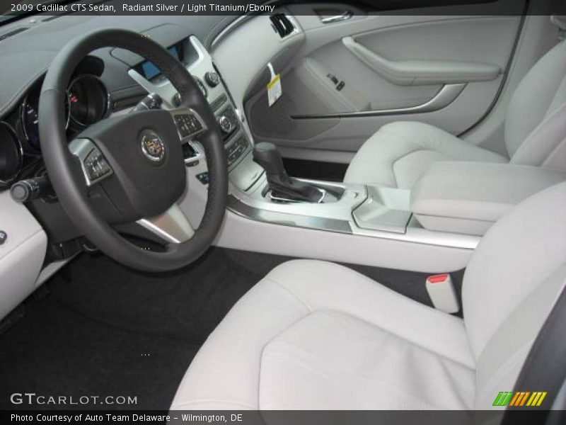 Radiant Silver / Light Titanium/Ebony 2009 Cadillac CTS Sedan