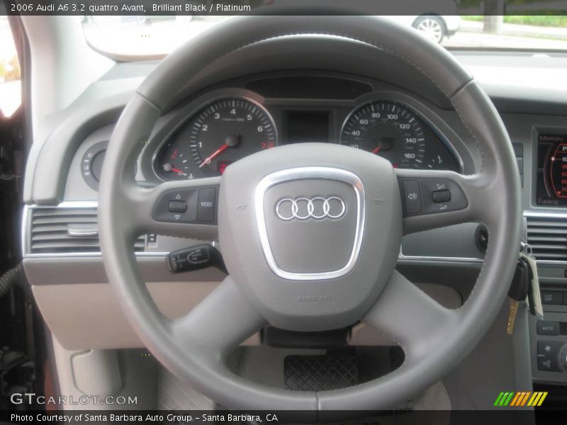 Brilliant Black / Platinum 2006 Audi A6 3.2 quattro Avant