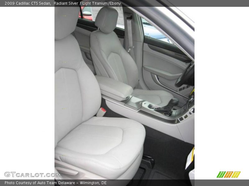 Radiant Silver / Light Titanium/Ebony 2009 Cadillac CTS Sedan