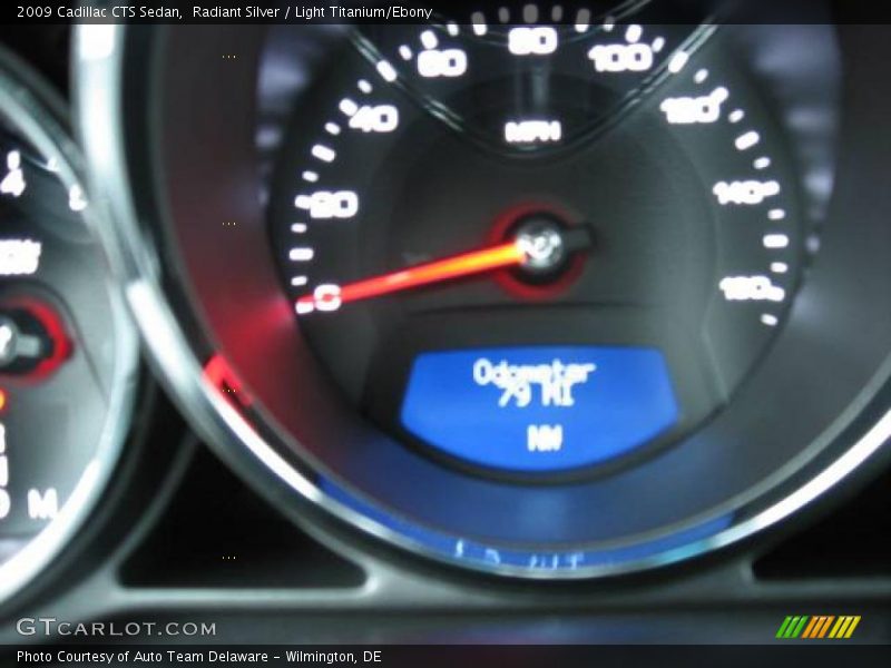Radiant Silver / Light Titanium/Ebony 2009 Cadillac CTS Sedan