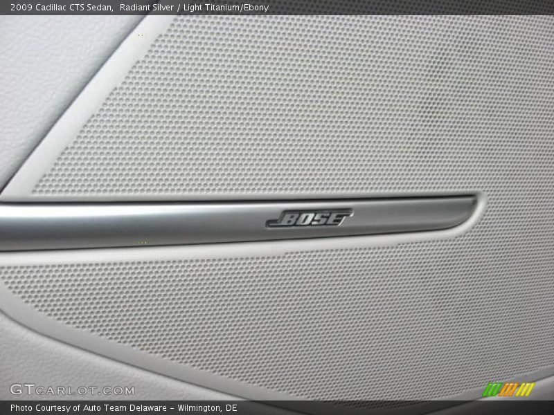 Radiant Silver / Light Titanium/Ebony 2009 Cadillac CTS Sedan
