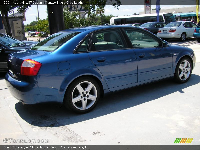Monaco Blue / Grey Leather 2004 Audi A4 1.8T Sedan