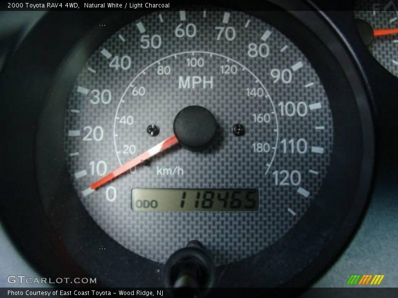 Natural White / Light Charcoal 2000 Toyota RAV4 4WD