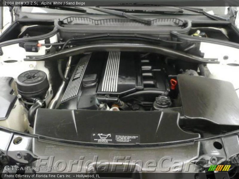 Alpine White / Sand Beige 2004 BMW X3 2.5i