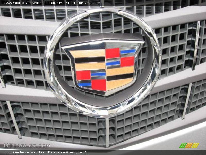 Radiant Silver / Light Titanium/Ebony 2009 Cadillac CTS Sedan