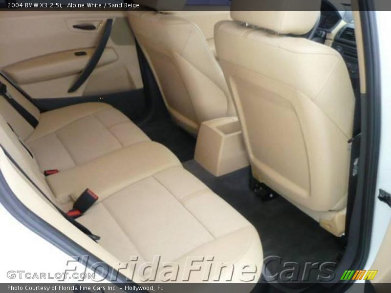 Alpine White / Sand Beige 2004 BMW X3 2.5i