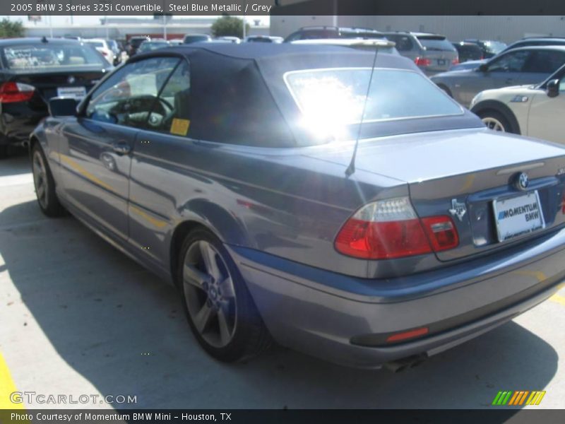Steel Blue Metallic / Grey 2005 BMW 3 Series 325i Convertible