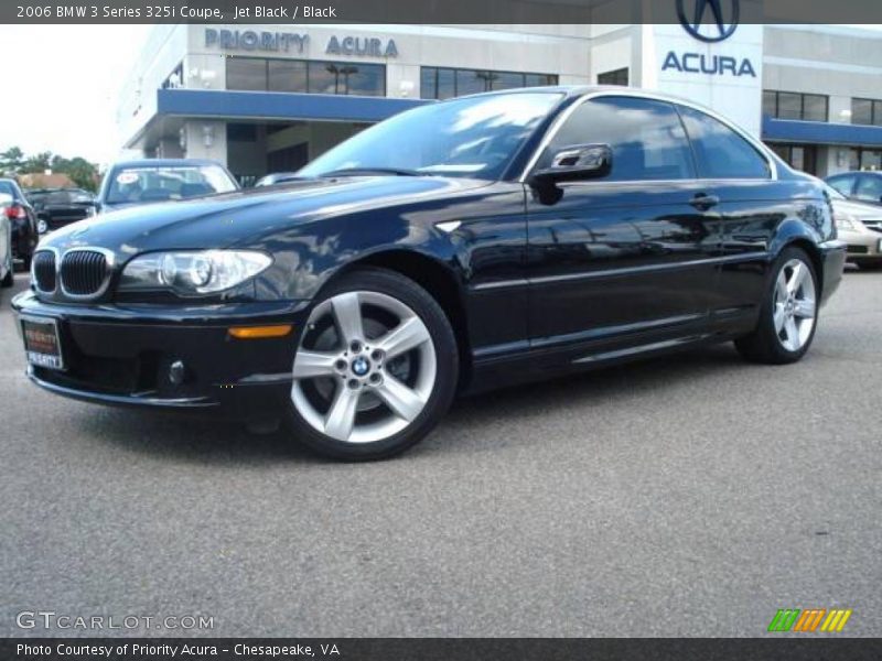 Jet Black / Black 2006 BMW 3 Series 325i Coupe