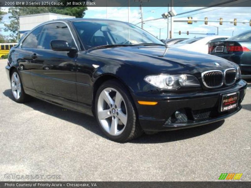 Jet Black / Black 2006 BMW 3 Series 325i Coupe