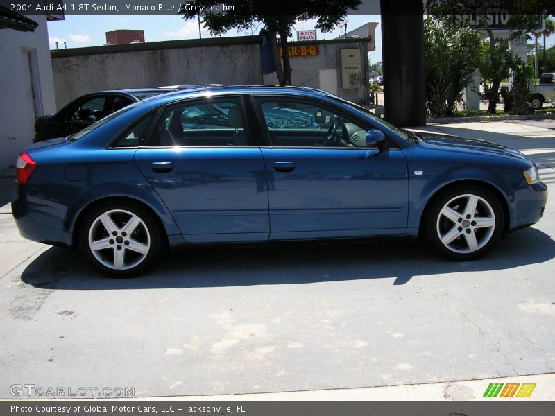Monaco Blue / Grey Leather 2004 Audi A4 1.8T Sedan