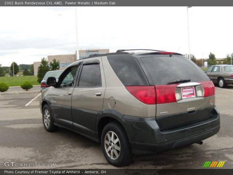Pewter Metallic / Medium Oak 2002 Buick Rendezvous CXL AWD