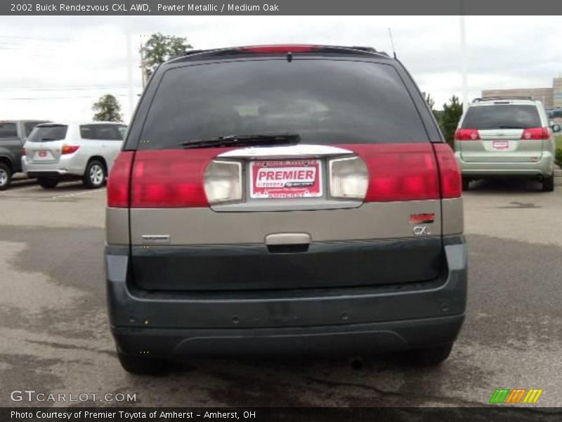 Pewter Metallic / Medium Oak 2002 Buick Rendezvous CXL AWD