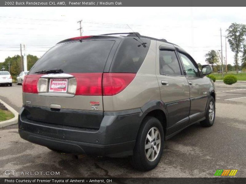 Pewter Metallic / Medium Oak 2002 Buick Rendezvous CXL AWD