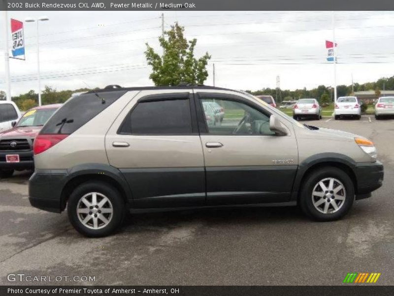 Pewter Metallic / Medium Oak 2002 Buick Rendezvous CXL AWD