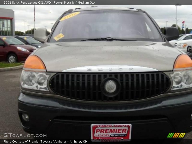 Pewter Metallic / Medium Oak 2002 Buick Rendezvous CXL AWD