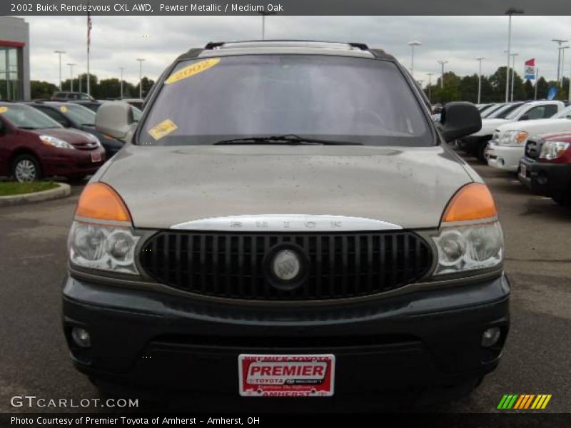 Pewter Metallic / Medium Oak 2002 Buick Rendezvous CXL AWD