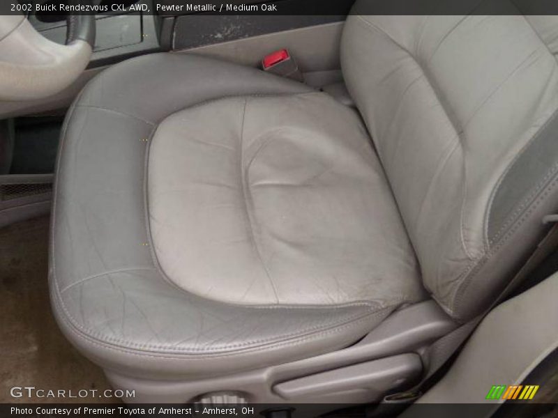 Pewter Metallic / Medium Oak 2002 Buick Rendezvous CXL AWD