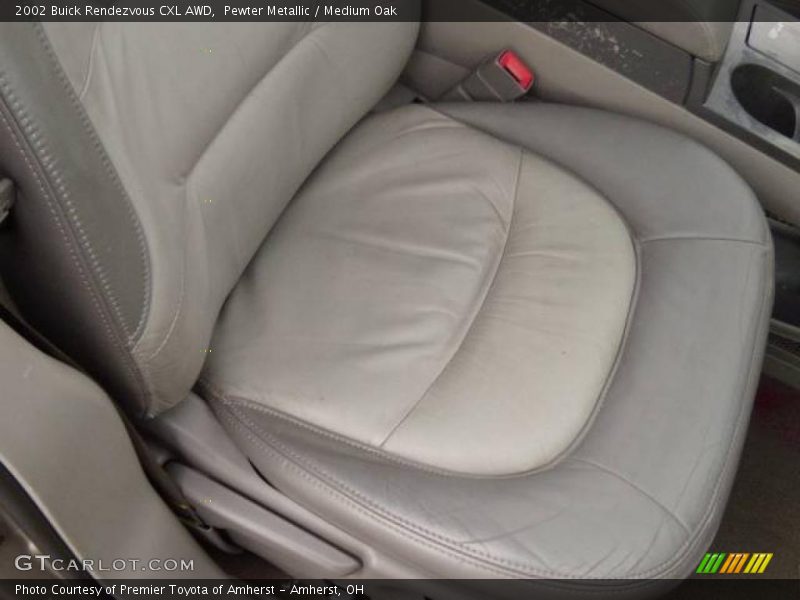 Pewter Metallic / Medium Oak 2002 Buick Rendezvous CXL AWD