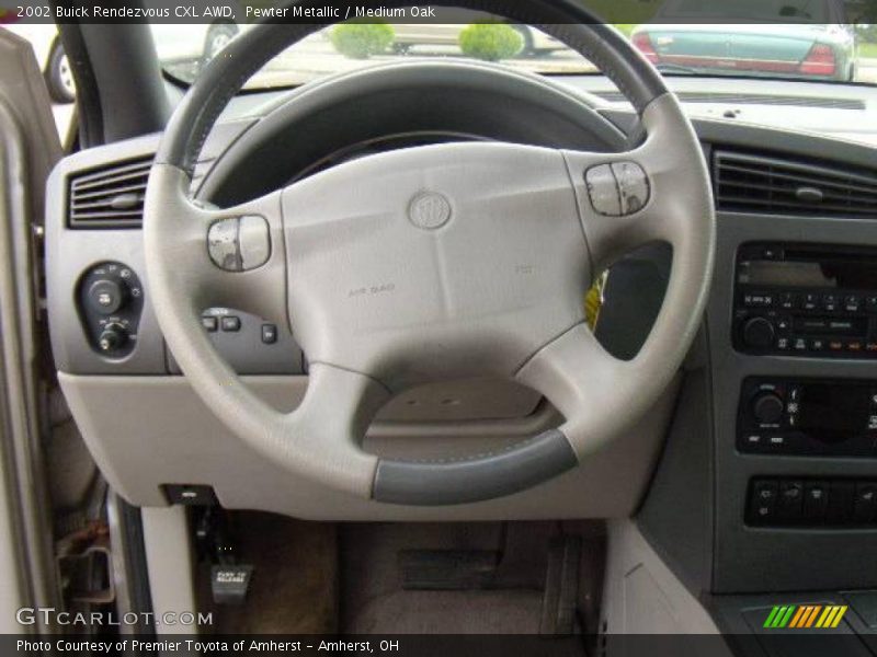 Pewter Metallic / Medium Oak 2002 Buick Rendezvous CXL AWD