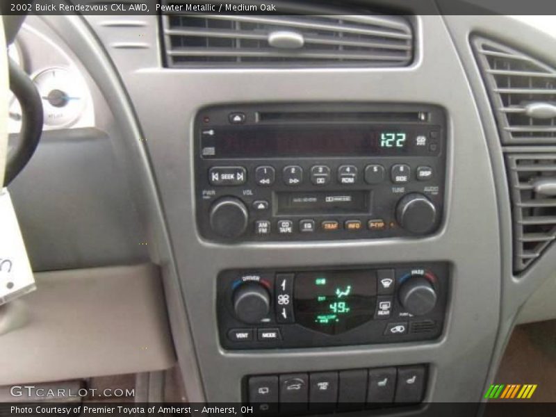 Pewter Metallic / Medium Oak 2002 Buick Rendezvous CXL AWD