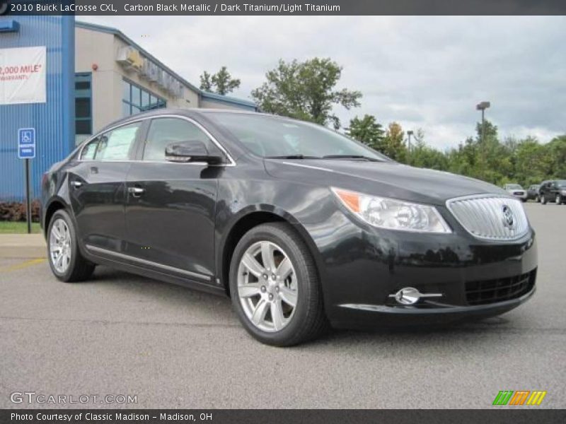 Carbon Black Metallic / Dark Titanium/Light Titanium 2010 Buick LaCrosse CXL