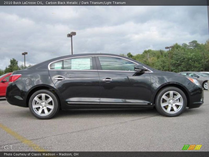 Carbon Black Metallic / Dark Titanium/Light Titanium 2010 Buick LaCrosse CXL