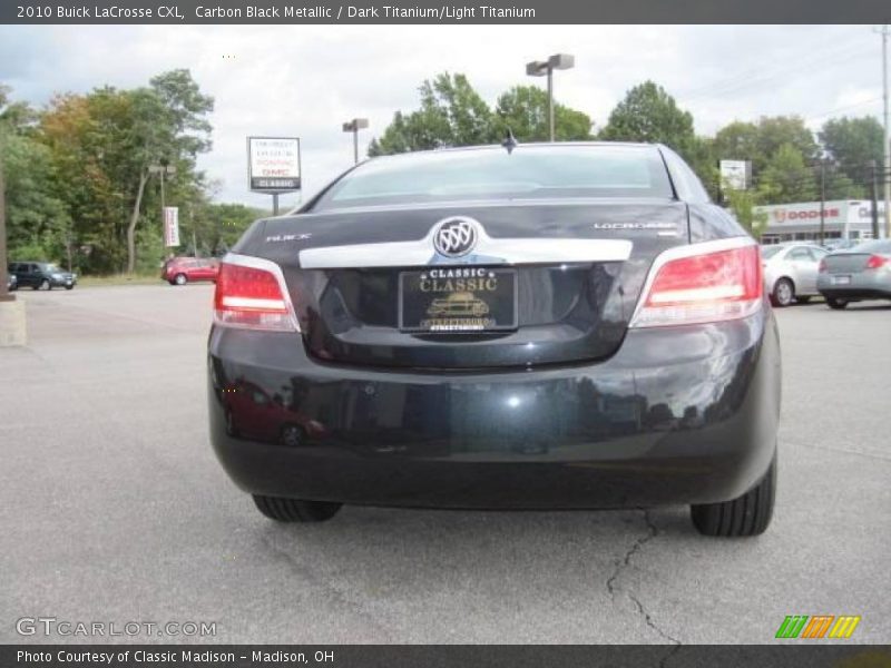 Carbon Black Metallic / Dark Titanium/Light Titanium 2010 Buick LaCrosse CXL