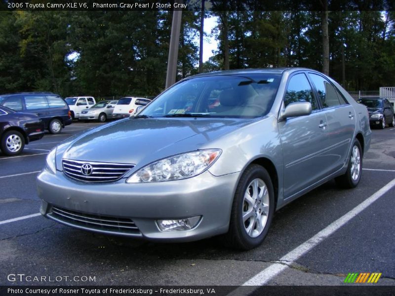Phantom Gray Pearl / Stone Gray 2006 Toyota Camry XLE V6
