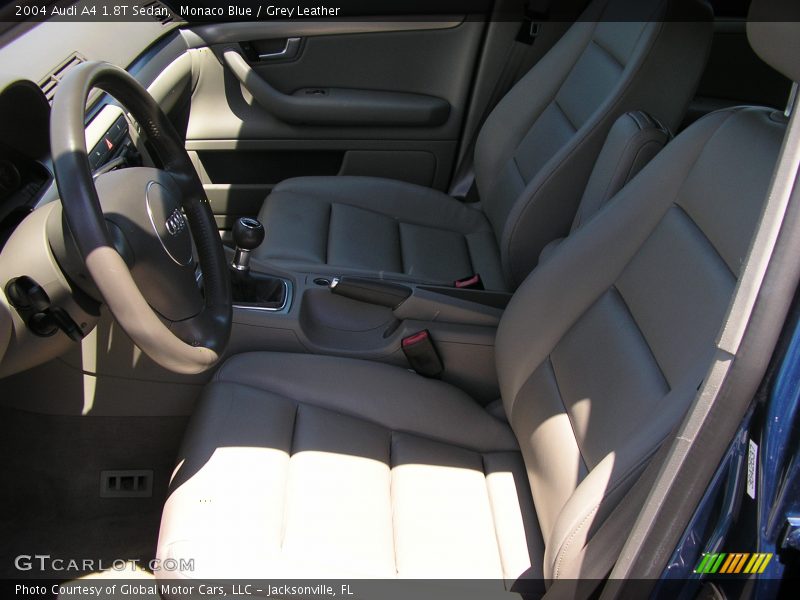 Monaco Blue / Grey Leather 2004 Audi A4 1.8T Sedan