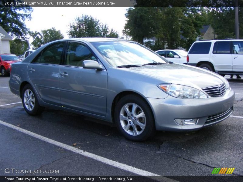 Phantom Gray Pearl / Stone Gray 2006 Toyota Camry XLE V6
