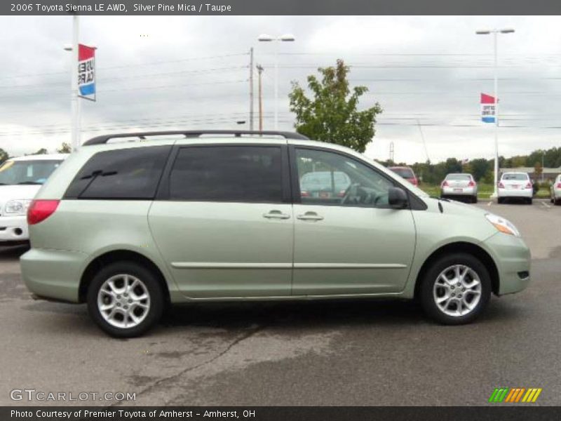 Silver Pine Mica / Taupe 2006 Toyota Sienna LE AWD