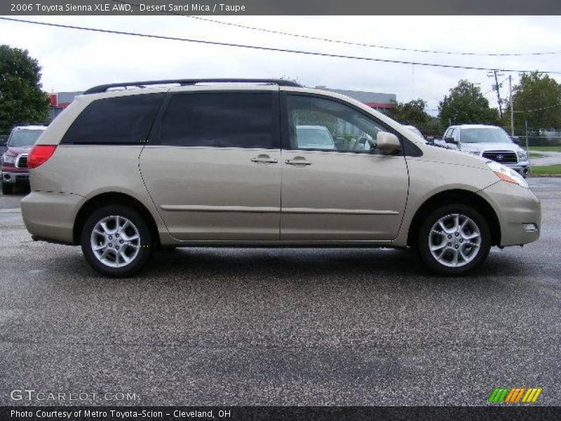 Desert Sand Mica / Taupe 2006 Toyota Sienna XLE AWD