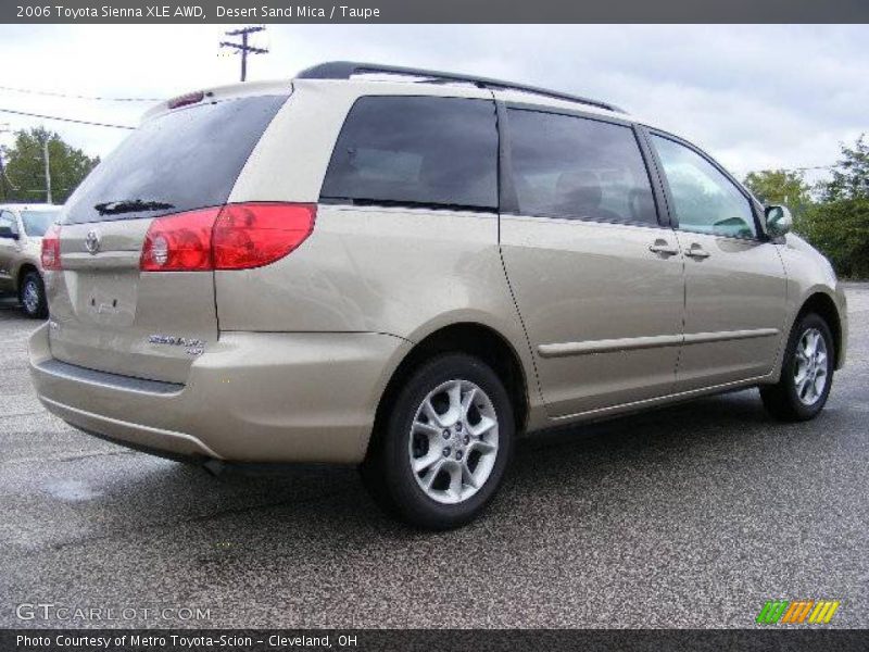Desert Sand Mica / Taupe 2006 Toyota Sienna XLE AWD