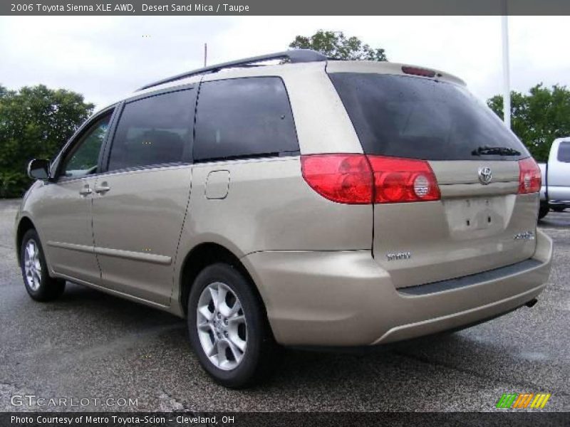 Desert Sand Mica / Taupe 2006 Toyota Sienna XLE AWD