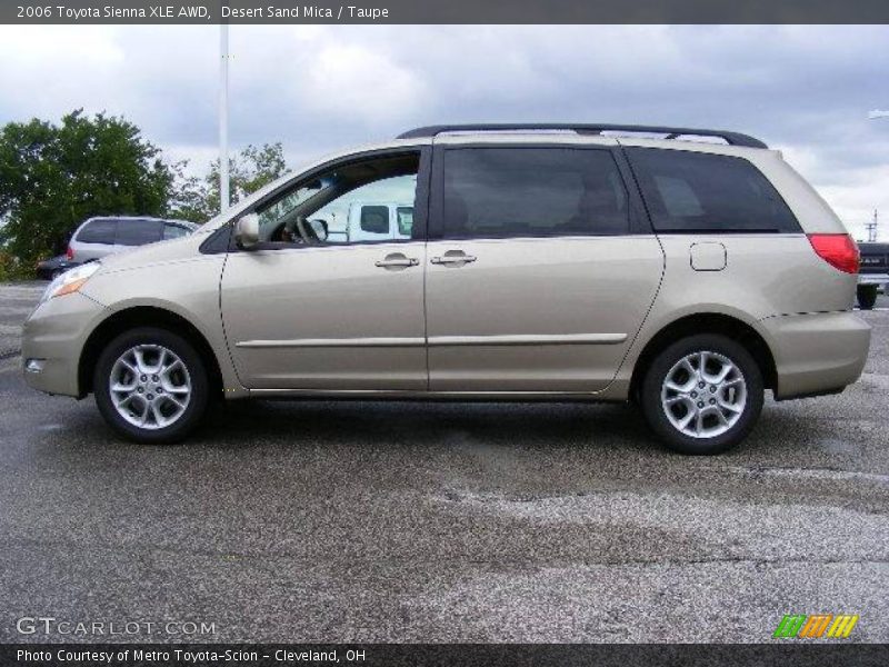 Desert Sand Mica / Taupe 2006 Toyota Sienna XLE AWD