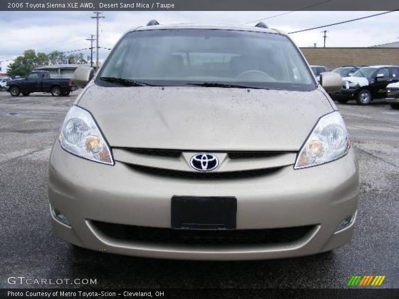 Desert Sand Mica / Taupe 2006 Toyota Sienna XLE AWD