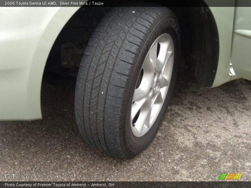 Silver Pine Mica / Taupe 2006 Toyota Sienna LE AWD