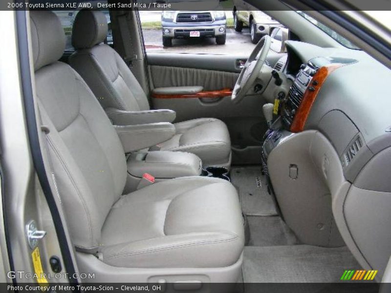 Desert Sand Mica / Taupe 2006 Toyota Sienna XLE AWD