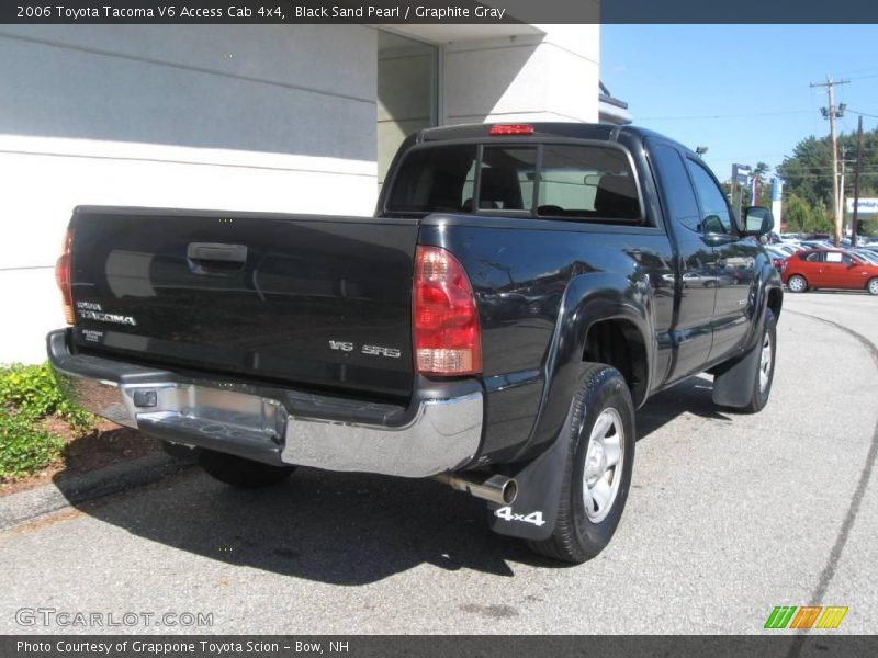Black Sand Pearl / Graphite Gray 2006 Toyota Tacoma V6 Access Cab 4x4