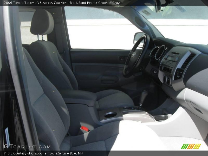 Black Sand Pearl / Graphite Gray 2006 Toyota Tacoma V6 Access Cab 4x4