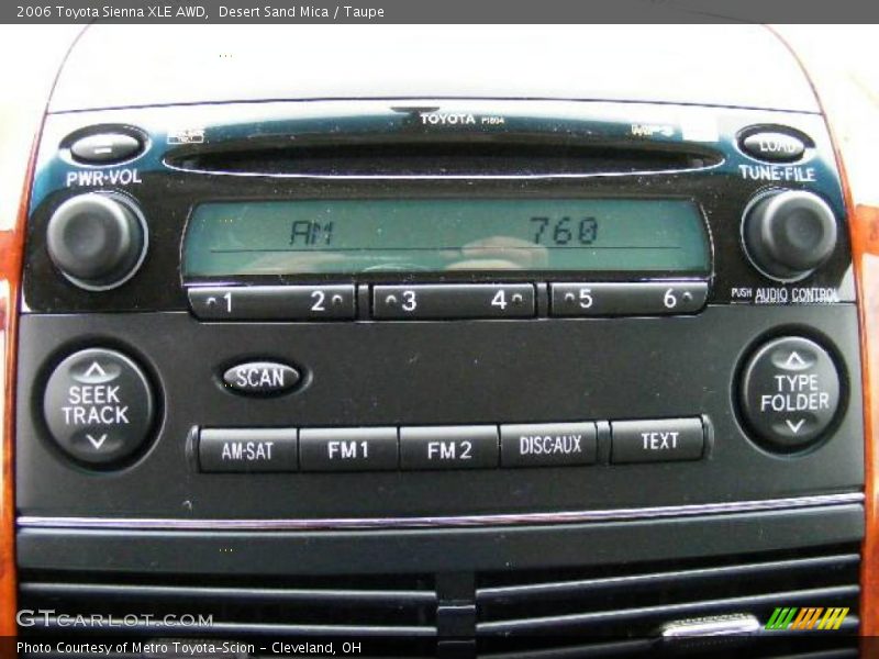 Desert Sand Mica / Taupe 2006 Toyota Sienna XLE AWD