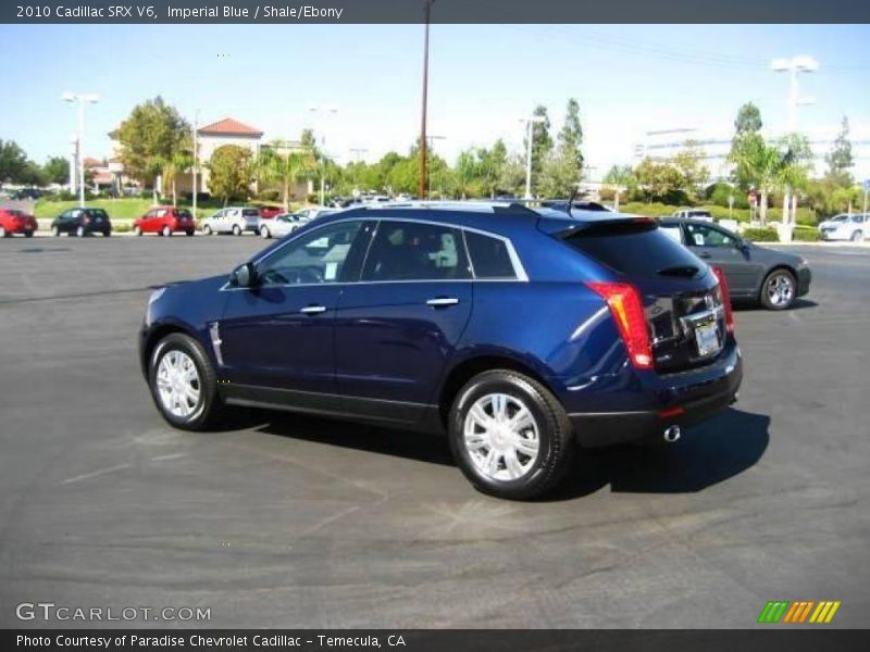 Imperial Blue / Shale/Ebony 2010 Cadillac SRX V6